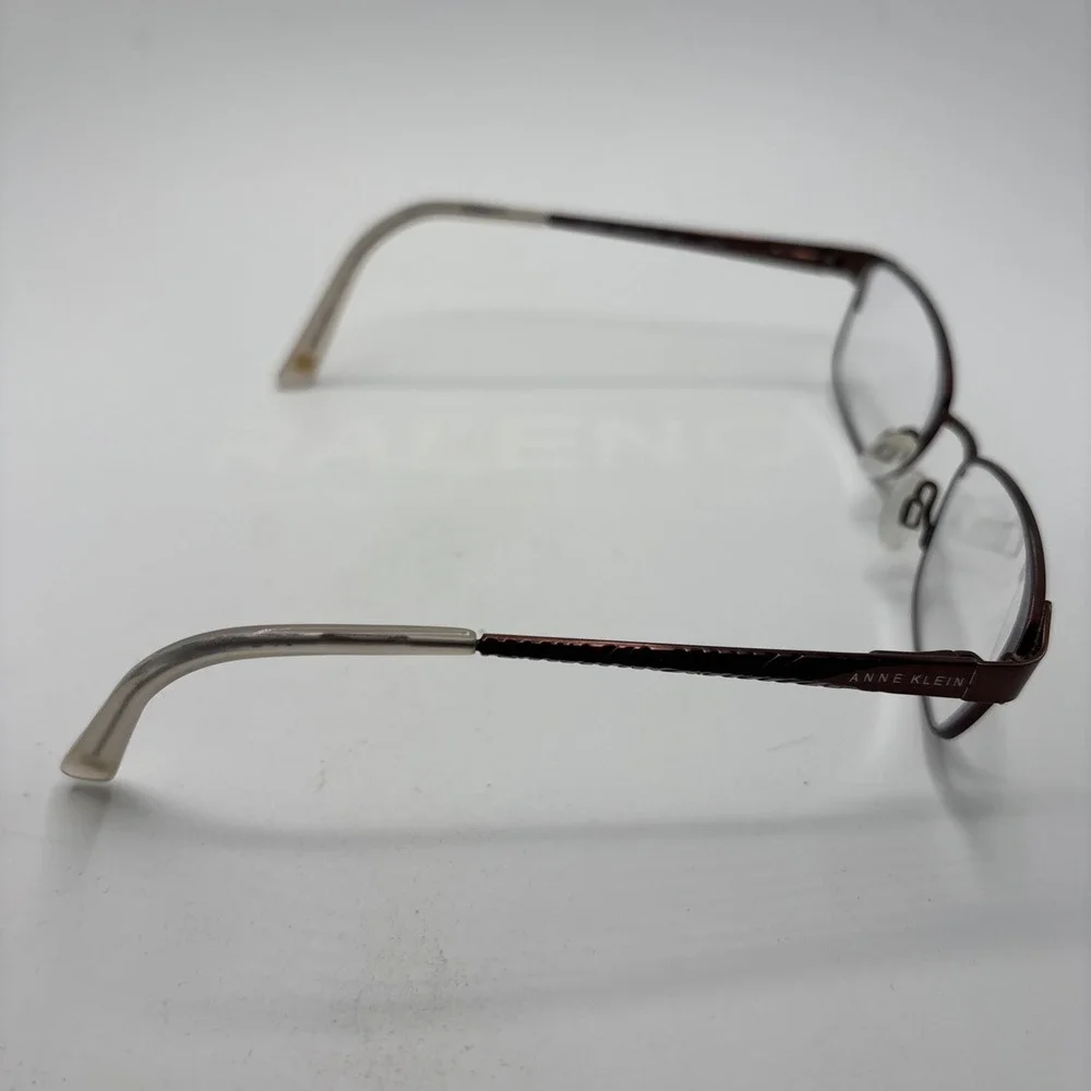 Anne Klein Eyeglasses AK 5048 208 Mocha 49-17-135 Frames Metal Full Rim w/case